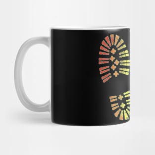 LBGTQIA Pride Boot Prints Mug